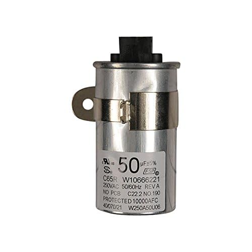 Whirlpool Washer Start/Run Capacitor W10804664 Whirlpool Washer Start/Run Capacitor W10804664